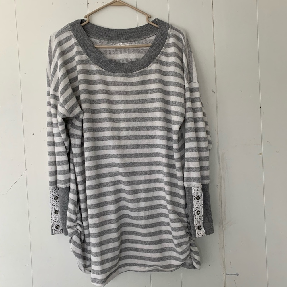 Maurice’s Striped Scoop Neck